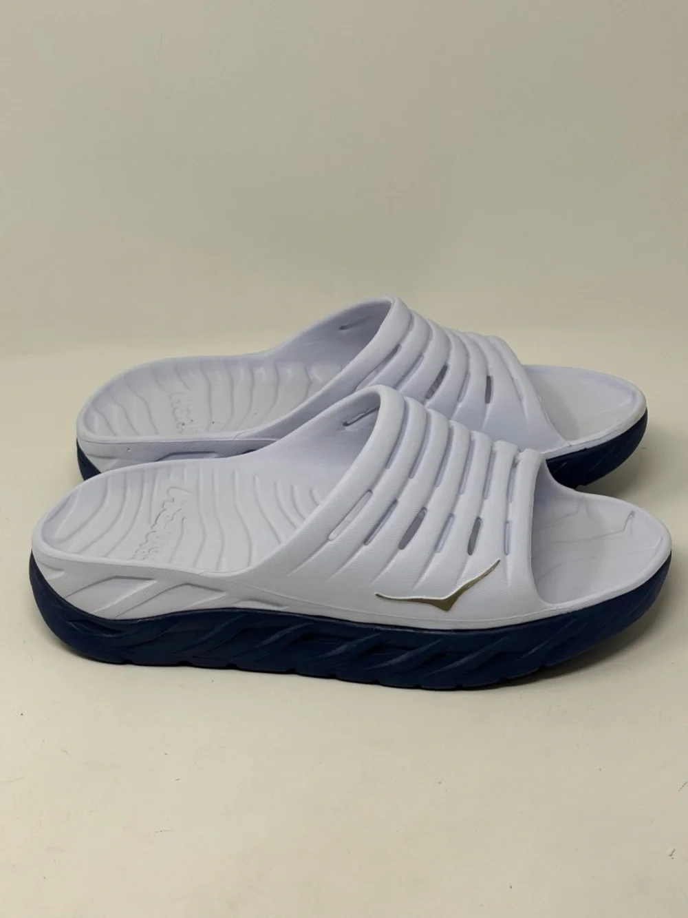 HOKA Ora Recovery Slides Sandals Men’s Size 10 White - Picture 7 of 13